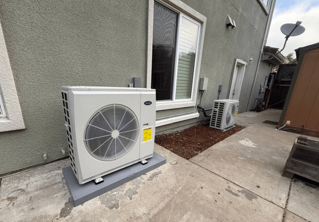 Carrier heat pump outdoor unit