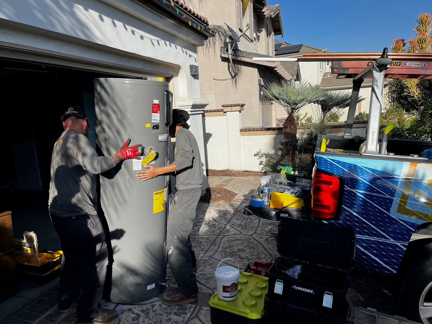 Heat Pump Water Heater Installation 2
