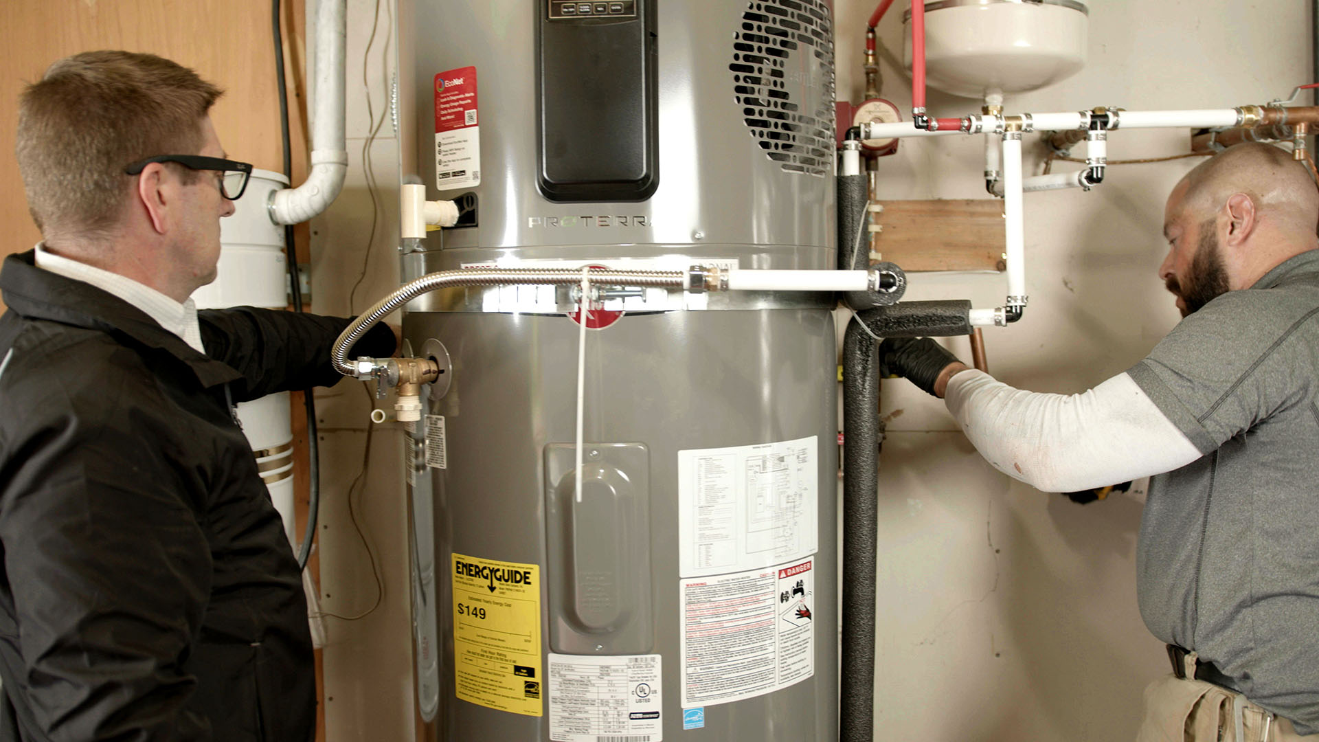 Heat Pump Water Heater Installation 2