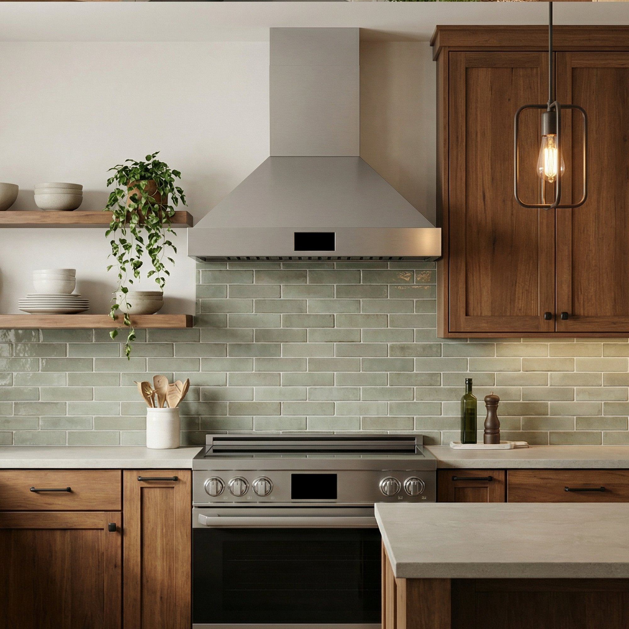 Induction Hardware 36-inch Induction Range-Stainless Steel-Lifestyle